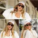 SOJOS Retro Vintage Polarized Sunglasses Womens Mens, 70s 80s Square Panto Style UV400 Shades SJ2662
