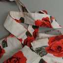 Topdress Women'sVintage Polka Audrey Dress 1950s Halter Retro Cocktail Dress (Medium, White Rose)