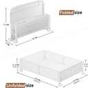 Under Bed Storage, Under the Bed Storage Containers with Wheels, Under Bed Shoe Storage Organizer Drawer for Bedroom Clothes Shoes Blankets -2Pack