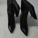 Modatope Knee High Boots Women Pointed Toe Tall Boots Stiletto High Heel Long Boots Side Zipper Dress Fashion Boots Shoes (6, Black Pu)