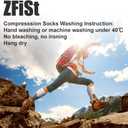 ZFiSt 3 Pair Sport Compression Socks Men Women, Compression Stocking Nurse Socks for Edema Travel (XXL)