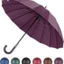 RONIARE Windproof Large Umbrella for Rain,Automatic Open with Easy Grip,Rainproof and Durable Canopy Design –Versatile Travel, Big Golf Umbrellas for Men & Women