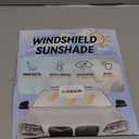 INSAUTO Custom Fit Windshield Sun Shade Accessories for Toyota Camry 2018-2024, Foldable Front Window Sunshade, UV & Heat Reflector, Keeps Interior Cool, Includes Storage Bag