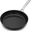 GreenPan GP5 Hard Anodized Healthy Ceramic Nonstick 10" Frying Pan Skillet, Heavy Gauge Scratch Resistant, Stay Flat Surface, Induction, Mirror Finish Handle,Oven Safe, PFAS-Free, Black