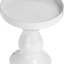 Single Cake Pan Stand Cupcake Server Cheese Tray Wedding Accessories Wear-resistant Alloy Afternoon Tea White Mini