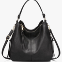 Realer Hobo Crossbody Bags for Women Designer Faux Leather Hobo Handbags Retro Large Size Shoulder Bag Bucket Purse, 