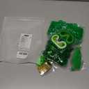 DPKOW 61Pcs St Patricks Day Accessories, Shamrock Glasses Necklaces Wristbands Lcuky Clover Temporary Tattoos Beard Lcuky Coins St Patty's Day Accessories Decorations Irish Party Favors Gifts