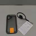 SPORTLINK for iPhone 17 Case  IP68 Waterproof Military Protective Full Body Heavy Duty Shockproof 360 Sealed Dustproof with Camera Screen Protector Phone Cover for iPhone 17 6.3" Black