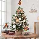 3Pcs Christmas Tree Topper Red Funny Cardinal Bird Glass Tree Topper Christmas Tree Outdoor Decor for Xmas Holiday New Year Home Decoration