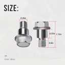2PCS 532196539 Shoulder Bolts Compatible with Several Riding Mower Application Including Deck Suspension & Chassis,Replacement Bolt fit for Husqvarna 2042LS 2348LS LGT2654 LTH18538 TC38