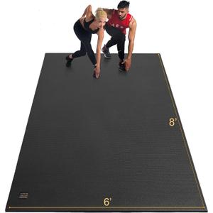 GXMMAT Extra Large Exercise Mat 8'x6'(7mm)