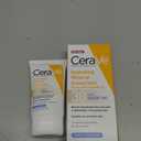 CeraVe Hydrating Mineral Sunscreen SPF 30 with Sheer Tint, Tinted Mineral Sunscreen with Zinc Oxide & Titanium Dioxide, Blends Seamlessly For Healthy Glow, Light, 1.7 Oz