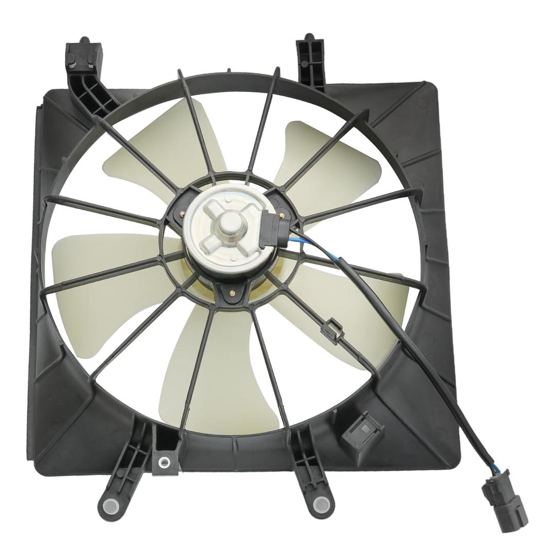 Engine Radiator Cooling Fan Assembly Replacement for Honda Civic 2001-2005 HO3115115 620-219 9599445 FA70118 Right Side Black