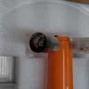 Orange Mushroom Lamp with 4 Replacable Bulbs Retro Mid-Century Modern Mushroom Light for Bedroom, Nightstand or Desk