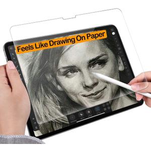 4 x Tukellen Paper Screen Protector for iPad Air 6th 11 inch (2024) Drawing Writing Feels Like On Paper,Anti Glare Scratch Resistant Matte Film Compatible with Apple Pencil(2 Pack)