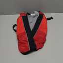 AOFITEE Small Dog Coat, Waterproof Dog Winter Jacket with Harness Built in, Warm Fleece Lined Dogs Jacket for Cold Weather, Reflective Pet Snow Jackets with Zipper for Yorkshire, Schnauzer, Red S