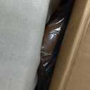 YOUNIKE Wood Frame Brown Dining Chair, Faux Leather, Single Pack