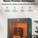 Creality Official Resin 3D Printer Enclosure with Fan Interface, 1000x500x1000mm Extra Large Space 3D Print Cover, Constant Temperature Dustproof Isolate Noise, Compatible with LCD Resin UV 3D Printer