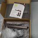 TESLYAR Gun Rack for Wall  Horizontal Gun Wall Mount with Metal Hooks  Rifle Rack Wall Mount  Shotgun Wall Mount  Wood Gun Holder for Wall Display  Stylish Indoor Gun Racks