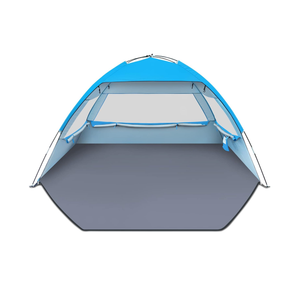Gorich Beach Tent Sun Shelter for 3/4-5/6-7/8-10 Person with UPF 50＋ UV Protection, Lightweight & Easy Setup Beach Shade Canopy, Portable Beach Shade Tent Beach Cabana