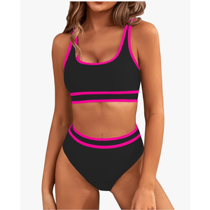 BMJL Swimsuit Black/Pink Large