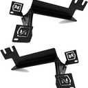 ZROADZ Under Rear Bumper LED Mounting Bracket - Compatible w/ 2014-2018 Chevrolet Silverado 1500 - to Mount (2) 6 Inch ZROADZ or similar style LED Lights (Not Included) - PN Z382082, Black