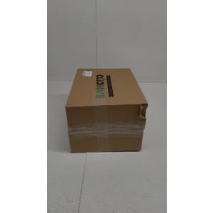 BAMOTTO Lidded Bamboo Storage Bins & Box/Cube/Basket, Home Kitchen and Office Storage Boxes with Handles & Stackable for Organizer Tableware, Clothing, Toys, Office Shelf Books, 14.6x10.2x6.5 (14.6"L x 10.2"W x 6.5"H, Bamboo Natural Color - Medium)