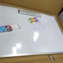 Large Dry Erase Calendar for Wall, 36"x24" Double-Sided Magnetic Whiteboard Calendar with Cork Board, Aluminum Frame Monthly White Board Memo Message Board for Office, Home, School, Kitchen