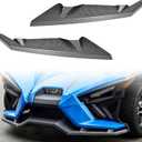 SAUTVS Front Wing Guards for Polaris Slingshot 2020-2024, Carbon Fiber Style Front Bumper Winglet Trim Front Wing Protector for Polaris Slingshot 2015-2024 Accessories