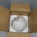 Lighting Replacement Glass Lampshade 5.9 diameter Milky White Glass Dome Cover Round Globe 0.8 Opening Fitter for G9 Bulb Replacement (White, 5.9 Inch)