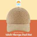 Concept One Womens C & C California Baseball Cap, Corduroy and Sherpa Baseball Hat with Curved Brim (Beige)