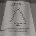 16.5" Wooden Christmas Tree Charcuterie Boards Acacia Wood Cutting Board with Handle Christmas Kitchen Decor Gifts Xmas Serving Cheese Board Festive Decorative Food Tray Holiday Xmas Tree Platters