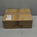 Honeydak 300 Pack 5 oz Kraft Paper Disposable Ice Cream Cups with Spoons Bulk Small Ice Cream Sundae Bowls Treat Dessert Snack Frozen Yogurt Soup Container Wedding Birthday Party Supplies(Brown,White)