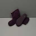 LongBay Women's Chenille Knit Bootie Slippers Cute Warm Plush Fleece Memory Foam House Shoes Size 5-6