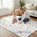 Reversible Play Mat 82 x 55 - for Infants, Babies, Toddlers, Kids | Waterproof, Durable, Non-Toxic, Easy-to-Clean | Thick & Large Soft Foam Floor Mat for Gym, Nursery, Playroom