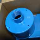 BluSwim Standard Pool Wall Skimmer for Above Ground Pools, Heavy Duty ABS Through Wall Pool Skimmers with Return Jet & Vacuum Plate, Thru-wall Skimmer Kit Compatible with All Width 6 '' Openings