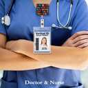 TOUNER I'm Not Qualified to Diagnose But I Have Theorise Funny Badge Reel with Black Glitter, Retractable ID Clip Holder for Healthcare Mental Health CNA Doctor, Graduation Gifts for Student Nurses