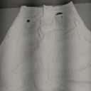 Belle Poque White Denim Skirt Women High Waisted Skirt with Pockets Jean Skirts for Women White L