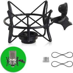 Microphone Shock Mount for Condenser Microphones, Compatible with Neumann TLM 103/102, M147/149, and More