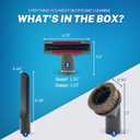 1-3/8 Vacuum Attachments for Shark & Miele, Horsehair Dusting Brush, Crevice Tool, Upholstery Attachment, Fit Shark Rotator NV360 NV350 NV500 NV501 HV300 HV301 HV322 HV371 HV372 & Miele C1 C2 C3