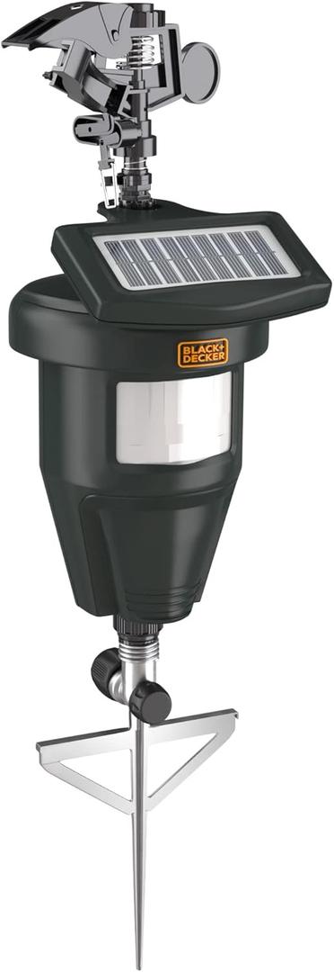 Cat Repellent Outdoor- Squirrel Deterrent Solar- Dog Repellent- Raccoon Deterrent Solar Motion-Activated Water Blaster Jet Spray Scare Away Deer, Rabbits, Birds & Other Animals (single unit)
