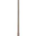 CANARM Simone 1-Light Pendant Light, Gold Finish with Flat Opal Glass Shade, Adjustable Rod, Modern Lighting for Kitchen, Dining Room or Entryway