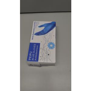 PEIPU Nitrile Disposable GlovesPowder Free, Cleaning Service Gloves, Latex Free (Small (Pack of 100))