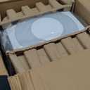 OREiN 3-in-1 Bathroom Exhaust Fan with LED Light & Humidity Sensor, 160 CFM, Auto-On at 60% Humidity, 1500LM, 3000K/4000K/5000K, Night Light, ETL & FCC Certified, Ceiling Opening Size 11.81''x11.02''