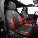 Car Seat Covers for 2021-2026 Ford Bronco 4Door,Waterproof Leather Full Set