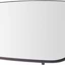 TRQ Heated Driver Side Mirror Glass with Backing Plate Fits 2015-2017 Subaru Outback 2015-2019 Subaru Legacy