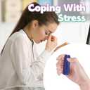 3 x Little Ouchies Pain Fidget, Pain Stim Fidget for Stress Relief & Focus, Little ouchies, Mini Fidget Toys, 3D Printed with Hard Spiky Fidget Massage Keychain (Rainbow)