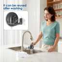 Suction Cup Hooks for Shower, No Drill Suction Hooks for Bathroom, Removable&Reusable Towel Hooks (4)