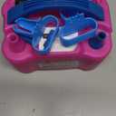 Balloon Pump Electric,110V 600W Balloon Blower Inflator Dual Nozzle Air Pump Balloons Inflator for Decoration, Party, Sport,Gifts:2 Balloon Tying Tools (Rose Red)