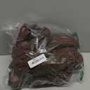 Pu Leather Dining Chair Seat Covers Set of 4, Waterproof Kitchen Chair Covers Stretch Chair Cover for Kitchen/Dining Room/Hotel, Tasteless seat Covers for Chairs (Coffee - 4 PCS)